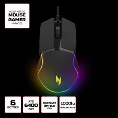 Mouse Gamer Acer Nitro 6400 DPI